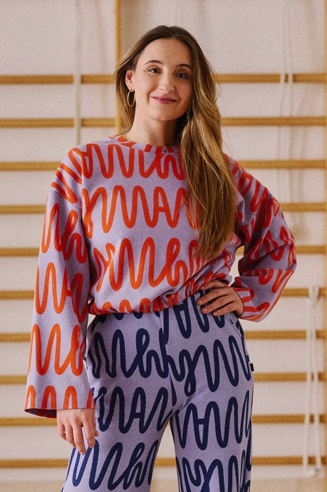 Bluza żakardowa Malwy - Nostalgia