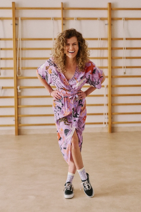 Sukienka wiskozowa Konie - Wolność