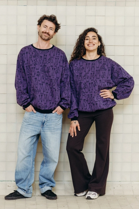 Bluza żakardowa Kosmici // Przekrój